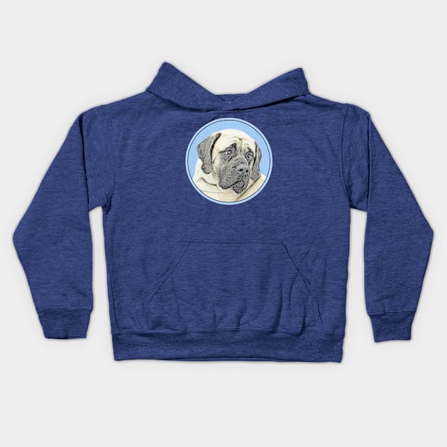 English Mastiff (Fawn) Kids Hoodie by Alpen Designs